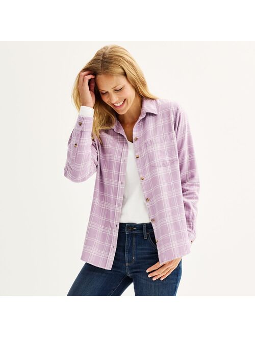 Women's Sonoma Goods For Life Everyday Flannel Shirt