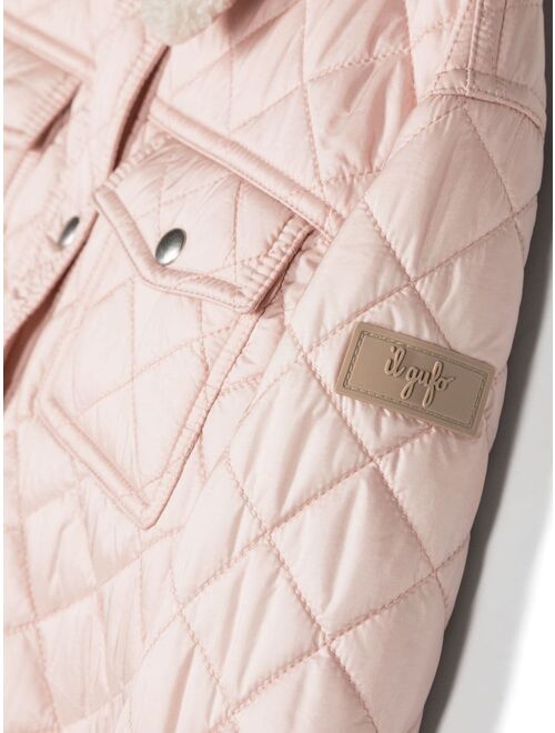 Il Gufo diamond-quilted bpmber jacket