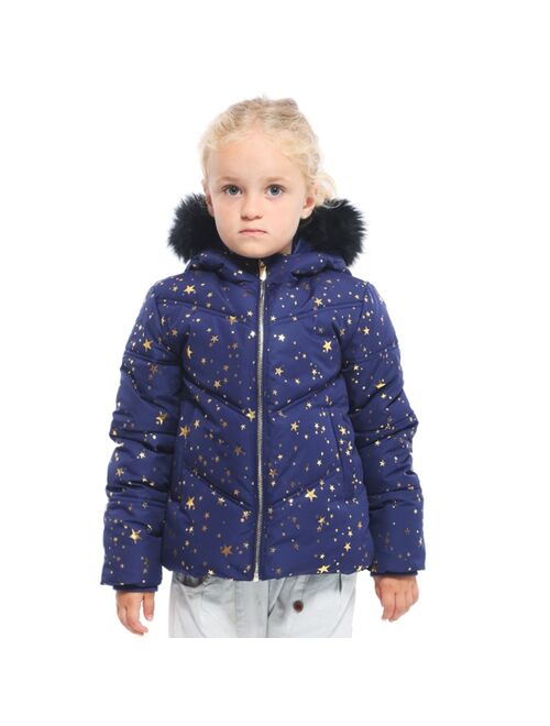 ROKKA&ROLLA Little and Big Girls' Heavyweight Puffer Jacket Bubble Coat