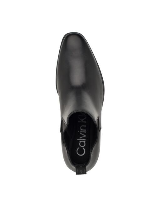 Calvin Klein Men's Donto Slip-On Pointy Toe Boots