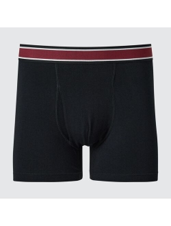 Cotton Waist Striped Boxer Briefs