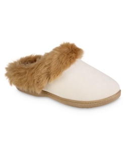 SIGNATURE Women's Velour Valerie Comfort Hoodback Slippers