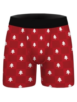 Ainuno Christmas Underwear for Men Hilarious Gag Gifts Funny Novelty Holiday Boxer Briefs No Fly