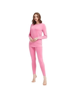 FELEMO Thermal Underwear for Women Ultra Soft Long Johns Set Women Pajamas Set