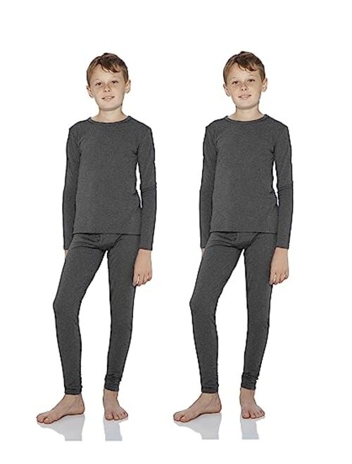 Rocky Thermal Underwear For Boys (Long Johns Thermal Set) Shirt & Pants, Base Layer w/Leggings/Bottoms Ski/Extreme Cold