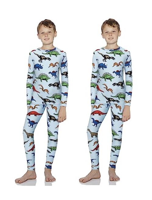 Rocky Thermal Underwear For Boys (Long Johns Thermal Set) Shirt & Pants, Base Layer w/Leggings/Bottoms Ski/Extreme Cold