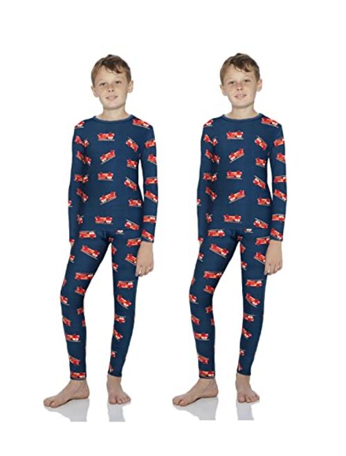 Rocky Thermal Underwear For Boys (Long Johns Thermal Set) Shirt & Pants, Base Layer w/Leggings/Bottoms Ski/Extreme Cold