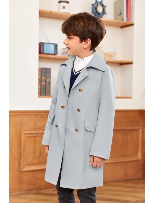 Boys long trench coat best sale