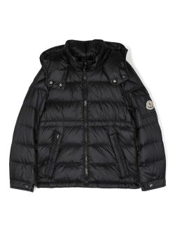 Enfant hooded padded down jacket