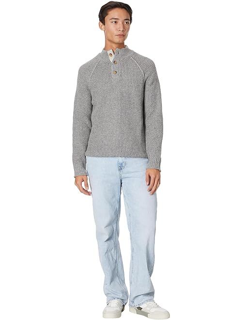 Lucky Brand Nep Mock Neck Sweater