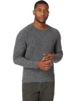 Wool-Blend Saddle-Sleeve Sweater