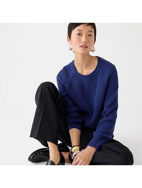 J.Crew Cotton fisherman sweater