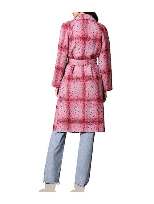 Avec Les Filles Donegal Tweed Wrap Coat