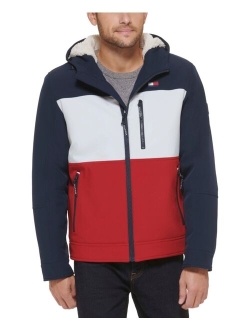 Men's Sherpa-Lined Softshell Hooded Jacket