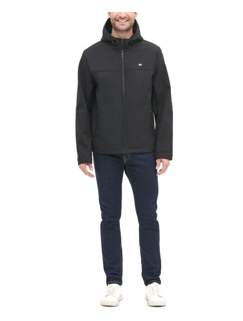 TOMMY HILFIGER Men's Hooded Soft-Shell Jacket, Created for Macy's