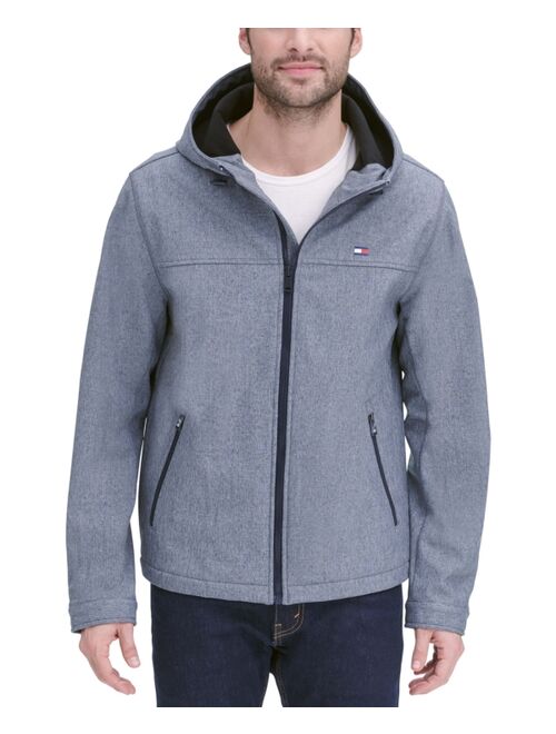 TOMMY HILFIGER Men's Hooded Soft-Shell Jacket, Created for Macy's