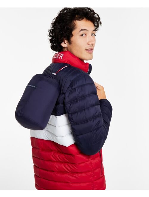 TOMMY HILFIGER Men's Packable Quilted Puffer Jacket