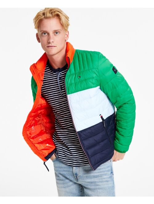 TOMMY HILFIGER Men's Packable Quilted Puffer Jacket