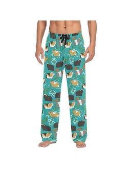 Carlonge Mens Pajama Pants Men's Sleepwear Lounge Pants Pajama Bottoms Pj Pants