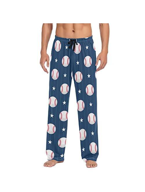 Carlonge Mens Pajama Pants Men's Sleepwear Lounge Pants Pajama Bottoms Pj Pants