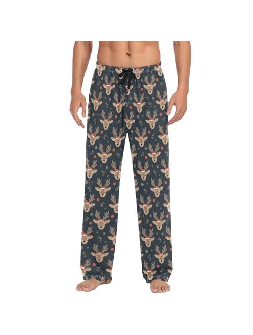 Carlonge Mens Pajama Pants Men's Sleepwear Lounge Pants Pajama Bottoms Pj Pants