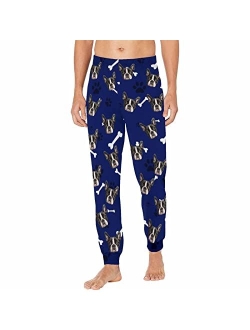 YESCUSTOM Personalized Pajama Pants for Men Custom Photo Face Printed Pajama Bottoms Trousers for Boyfriend Husband