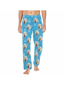 MyPupSocks Customized Face Pajamas Pants Photo Pajama Bottoms for Men S-XXL