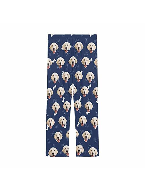 MyPupSocks Customized Face Pajamas Pants Photo Pajama Bottoms for Men S-XXL