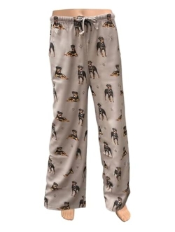 Comfies Pet Lover Pajama Pants New Cotton Blend - All Season - Comfort Fit Lounge Pants for Women and Men - 27 Breeds Available