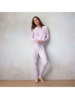 Women's LC Lauren Conrad Pajama Top and Banded Pajama Bottoms Sleep Set