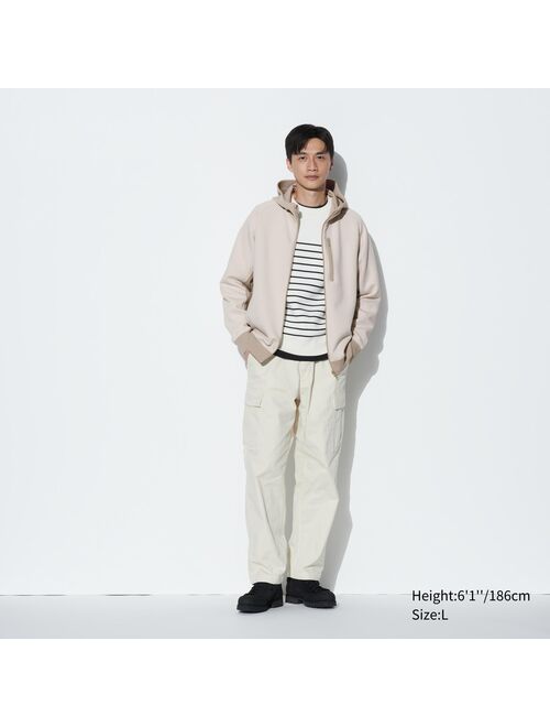 UNIQLO Dry Stretch Sweat Long Sleeve Full-Zip Hoodie