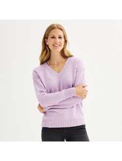 V-Neck Pullover Sweater