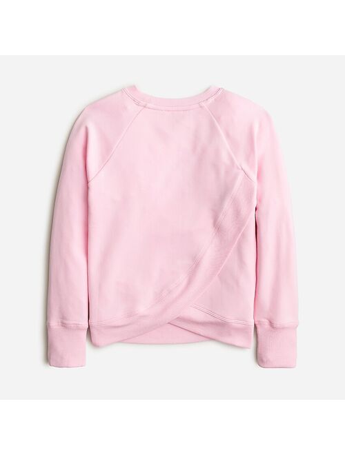 Girls' active crewneck sweatshirt