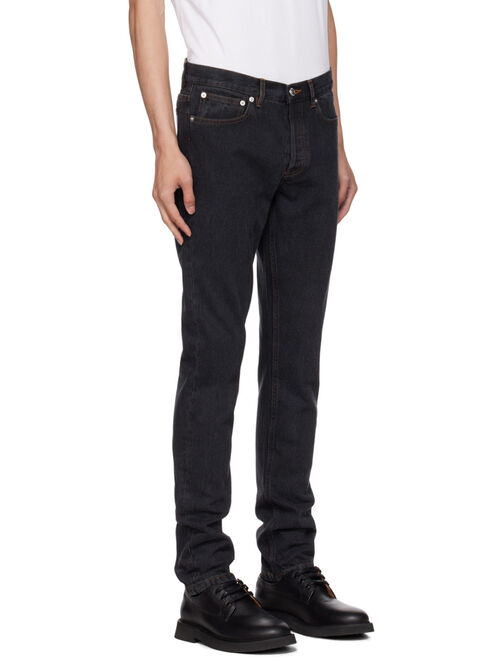 A.P.C. Black Petit New Standard Jeans