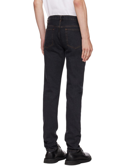 A.P.C. Black Petit New Standard Jeans