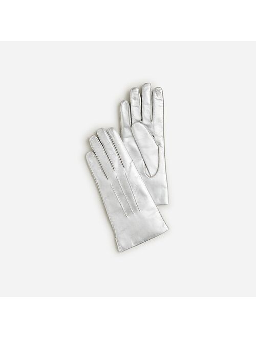 J.Crew Italian leather tech-touch gloves