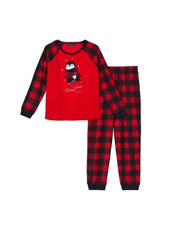 Girls 4-12 Cuddl Duds Fleece Pajama Set