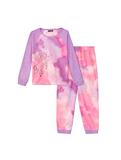 Girls 4-12 Cuddl Duds Fleece Pajama Set