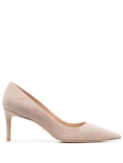 Sue 75mm pointed toe pumps