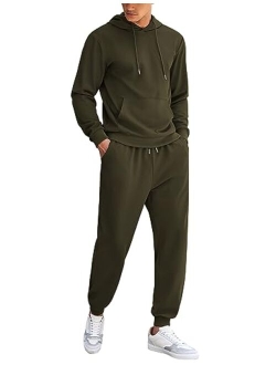 Men's Tracksuit 2 Piece Hoodie Athletic Sweatsuits Casual Jogging Suit Sets