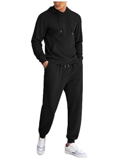 Men's Tracksuit 2 Piece Hoodie Athletic Sweatsuits Casual Jogging Suit Sets