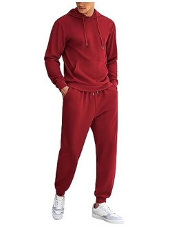 Men's Tracksuit 2 Piece Hoodie Athletic Sweatsuits Casual Jogging Suit Sets