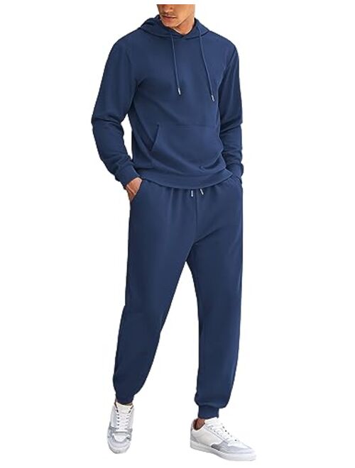 COOFANDY Men's Tracksuit 2 Piece Hoodie Athletic Sweatsuits Casual Jogging Suit Sets