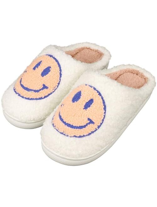 CWODOR Kids Slippers Boys Girls Plush Non-Slip House Slippers Cute Soft Slip-On Shoes For Little Big Kids