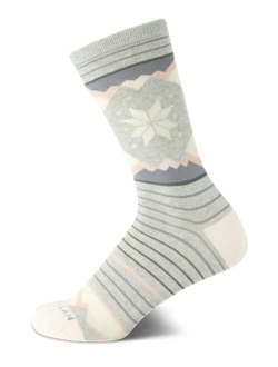 Women's Socks - Foldover Turn Cuff Cushion Crew Socks (1 Pair)