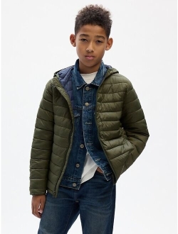 Kids Recycled Lightweight Puffer Jacket