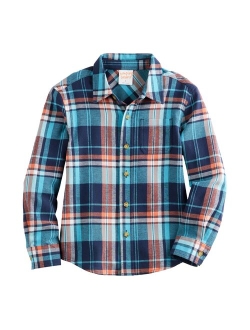 Boys 4-8 Jumping Beans Long Sleeve Flannel Shirt