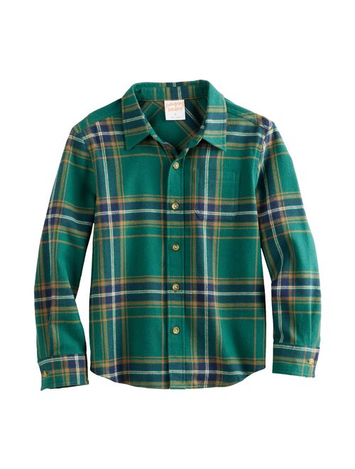 Boys 4-8 Jumping Beans Long Sleeve Flannel Shirt