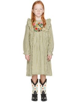 BONTON Kids Khaki & Beige Daya Dress