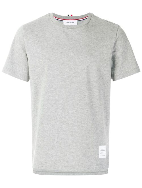 Thom Browne Side Slit Relaxed Short-Sleeve Tee